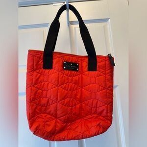 Kate Spade New York Royal Cobalt Orange Quilted Bon Shopper